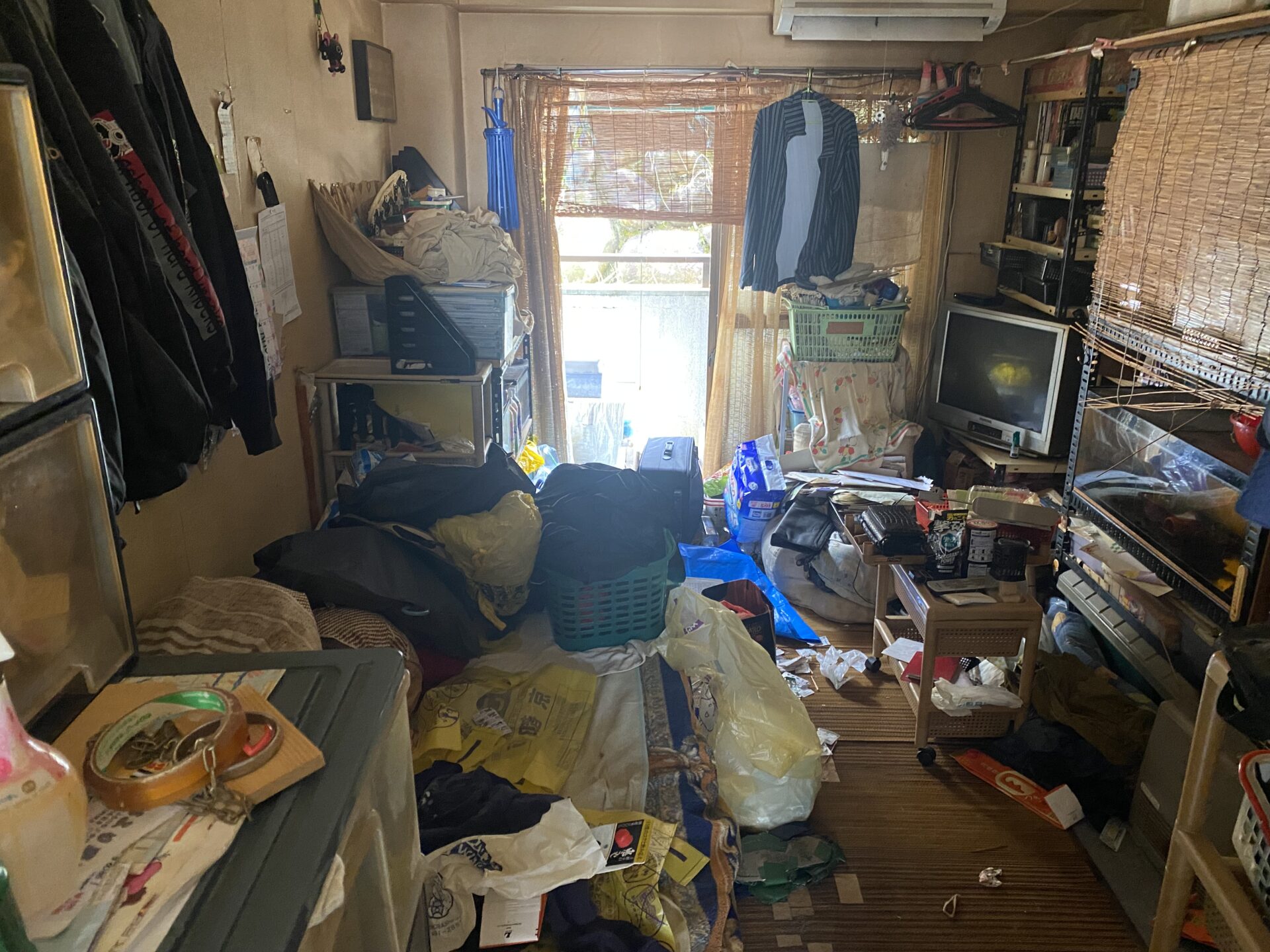 【京都市北区の遺品整理】2026年3月　荷物が多い1Kを丁寧に整理｜階段搬出にも対応