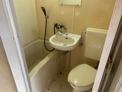 遺品整理トイレ清掃後